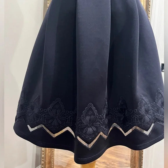 Ted Baker London Navy Dress with Embroidered Details - Picture 4 of 7